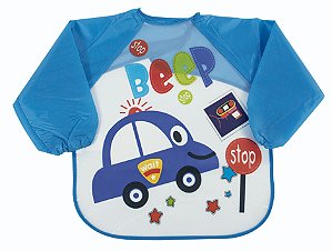 Babador Com Manga Longa Kababy Bebê Impermeável Menino