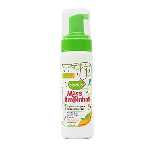 Mãos Limpinhas Higienizador Vegano Sem Álcool Bioclub 200ml