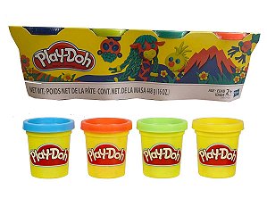Massinha Infantil De Modelar Play Doh 4 Potes - Hasbro