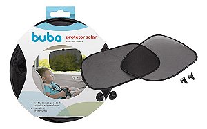 Protetor Solar Duplo Para Carro Com Ventosa Infantil - Buba