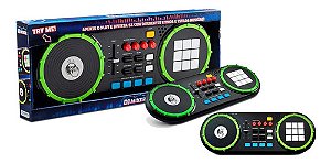 Brinquedo Simulador Dj Mixer Multikids Com Led Infantil App