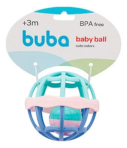 Brinquedo Infantil Interativo Baby Ball Cute Colors Buba