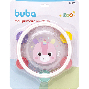 Brinquedo Infantil Musical Primeiro Pandeiro Buba Unicórnio