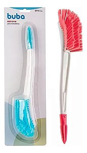 Escova Resistente De Lavar Mamadeira Com Limpador Bico Buba