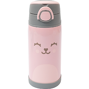 Garrafinha Térmica Infantil Buba Gumy Rosa 400ml 3+ Menina
