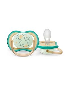 Chupeta UltraAir 0-6m Brilha No Escuro Philips Avent Pássaro