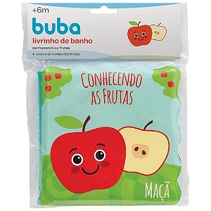 Livro de Banho Conhecendo Nomes das Frutas Buba Flutuante