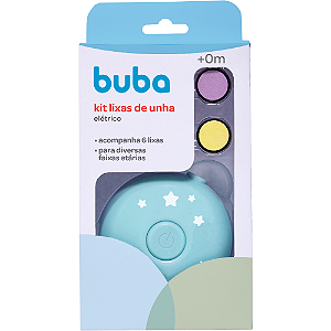 Kit Lixa Unha Para Bebês Buba Elétrico 6 Lixas Portátil