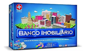 Jogo De Mesa Banco Imobiliário Com Aplicativo Grande Estrela