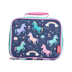 Lancheira Térmica Infantil Com Isolamento Thermos Unicórnio
