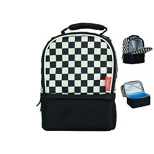 Bolsa Lancheira Térmica Infantil Thermos Skatista Com Pote