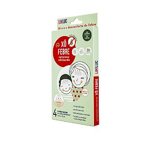 Xo Febre - Compressa refrescante para alivio da febre