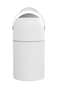 Lixeira Antiodor Para Quarto do Bebê Banheiro Fraldas Branca
