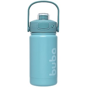 Garrafa Térmica Verde Buba Quente ou Frio Parede Dupla 350ml