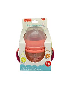 Copo de Transição First Moments 150ml Rosa Fisher Price