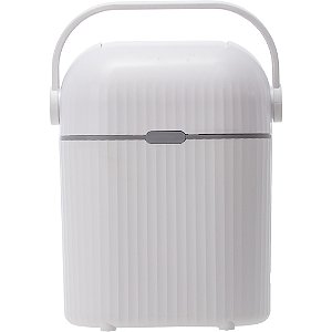 Lixeira Mágica Antiodor Buba Para Fraldas Branca Moderna