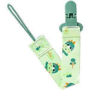 Prendedor De Chupeta Magic Dinossauro Infantil Buba Zoo Bico