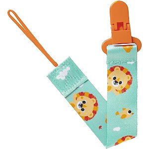 Prendedor De Chupeta Magic Leão Infantil Buba Zoo Bico
