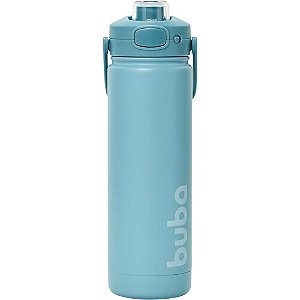 Garrafa Térmica Verde Buba Quente ou Frio Parede Dupla 600ml