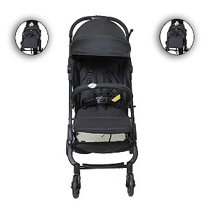 Carrinho De Bebê Passeio Galzerano Bali Até 15kg Leve Preto