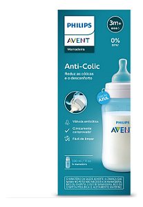 Mamadeira Clássica 330ml Azul Philips Avent 0%bpa