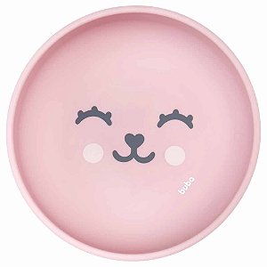 Bowl Infantil Buba Com Ventosa Antiderrapante IA Gummy Rosa