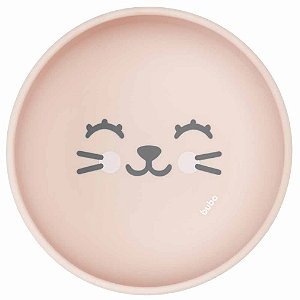 Bowl Infantil Buba Ventosa Antiderrapante IA Gummy Pêssego