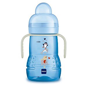 Copo De Treinamento Mam Trainer Night Transição 220ml Neutra