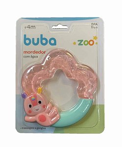Mordedor Com Água Unicórnio Buba Zoo Massageador Gengiva