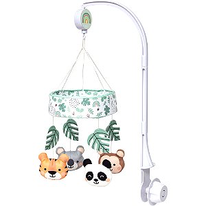 Mobile Musical Selvinha Animais Buba Giratório Berço Bebê