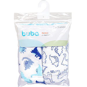 Kit 2 Cuecas Desfralde Treinamento Dino Tamanho P 2-3 Anos