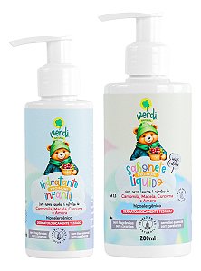 Sabonete E Hidratante Kit Próimuni Pele Corpo Infantil Verdi