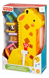 Girafa Em Blocos Fisher-Price Brinquedo Educativo Bebê