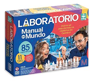 Laboratório Manual do Mundo Kit Química Infantil 85 Experien