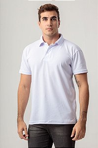 CAMISA POLO MASCULINA BRANCA
