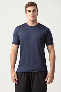 CAMISETA DRYFIT MASCULINA AZUL MARINHO