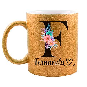 Caneca Glitter Personalizada 325ml