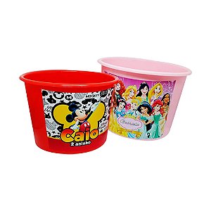 Balde de Pipoca Personalizado (Kit com 10un)