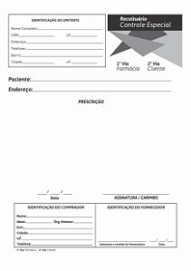 Receituário de Controle Especial