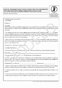Termo de Conhecimento de Risco e Consentimento - Menores de 55 anos