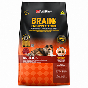 Ração Brain Plus Premium Especial Adultos Original 15kg