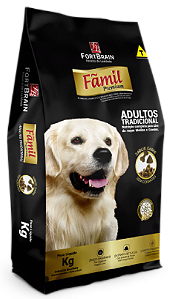 Ração Fãmil Tradicional Premium Adultos