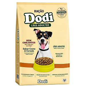 Ração Dodi para Cães Adultos – Sabor Carne & Cereais
