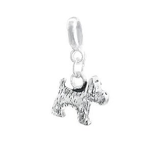 Berloque Dog Cachorrinho Banhado em Prata 925