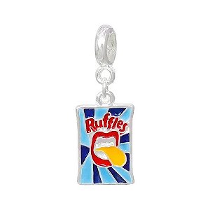 Berloque Ruffles Batatinha Banhado em Prata 925