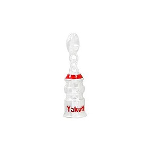 Berloque Yakult Banhado em Prata 925