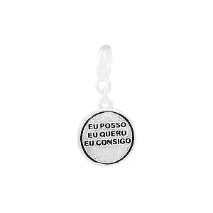 BERLOQUE MEDALHA EU POSSO, EU QUERO, EU CONSIGO