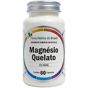 Magnésio Quelato 60 Cápsulas Flora Nativa