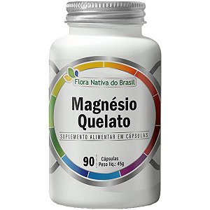 Magnésio Quelato 90 Cápsulas Flora Nativa
