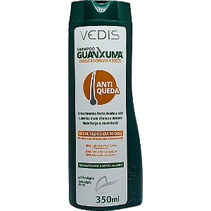 Shampoo Antiqueda Guanxuma Cabelos Secos 350ml Vedis